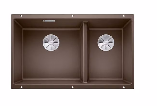 Lavello in granito Blanco SUBLINE 430/270-U 460 x 755 mm cafe 523160