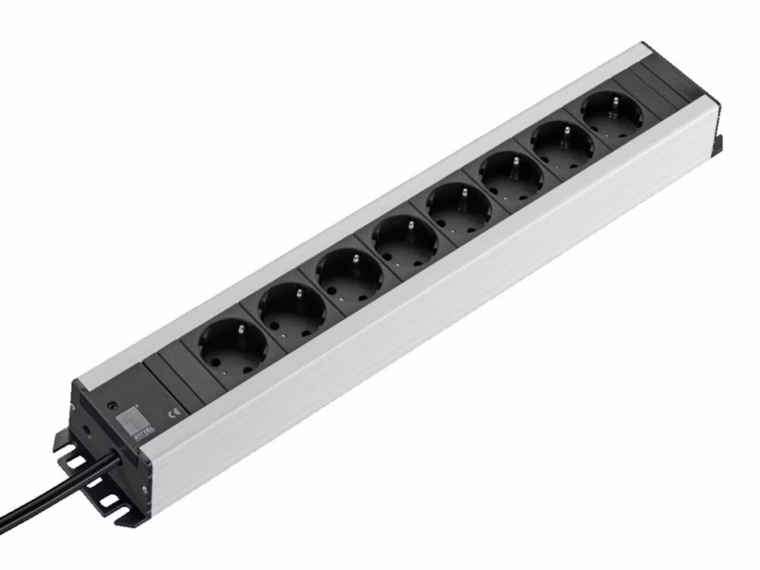 Rittal 7000630 Steckdosenleiste 48,3cm Rittal 8fach ohne Schalter 16A