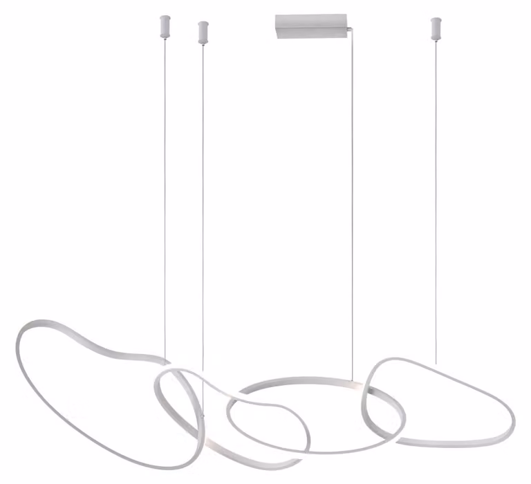 Lampada a sospensione LED 60W FONTE PND-22412-S4-WH Italux