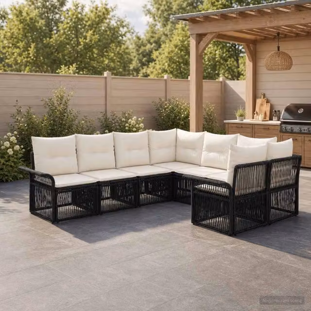 Set Divano da Giardino 8 pz 8-Numero di posti 3435022