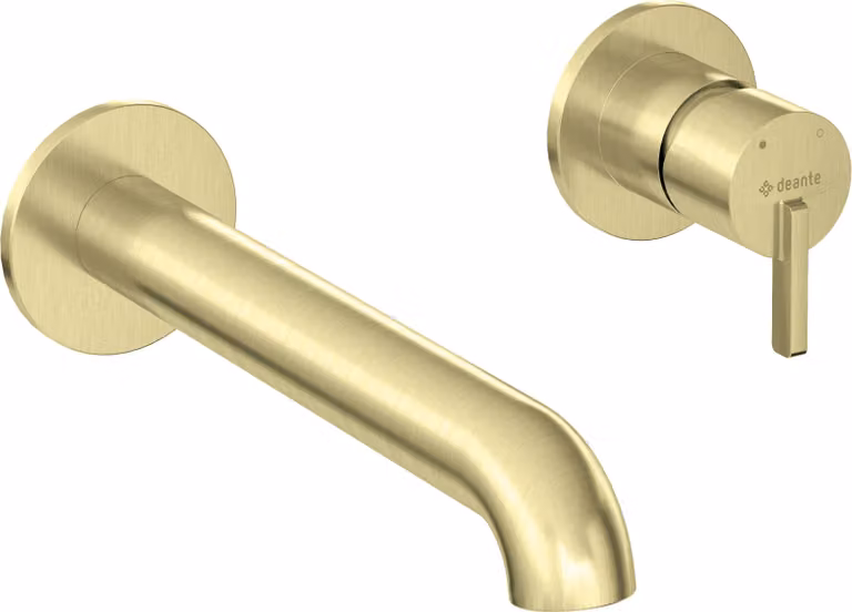 Deante Miscelatore monocomando per lavabo Installazione ad incasso Oro Spazzolato