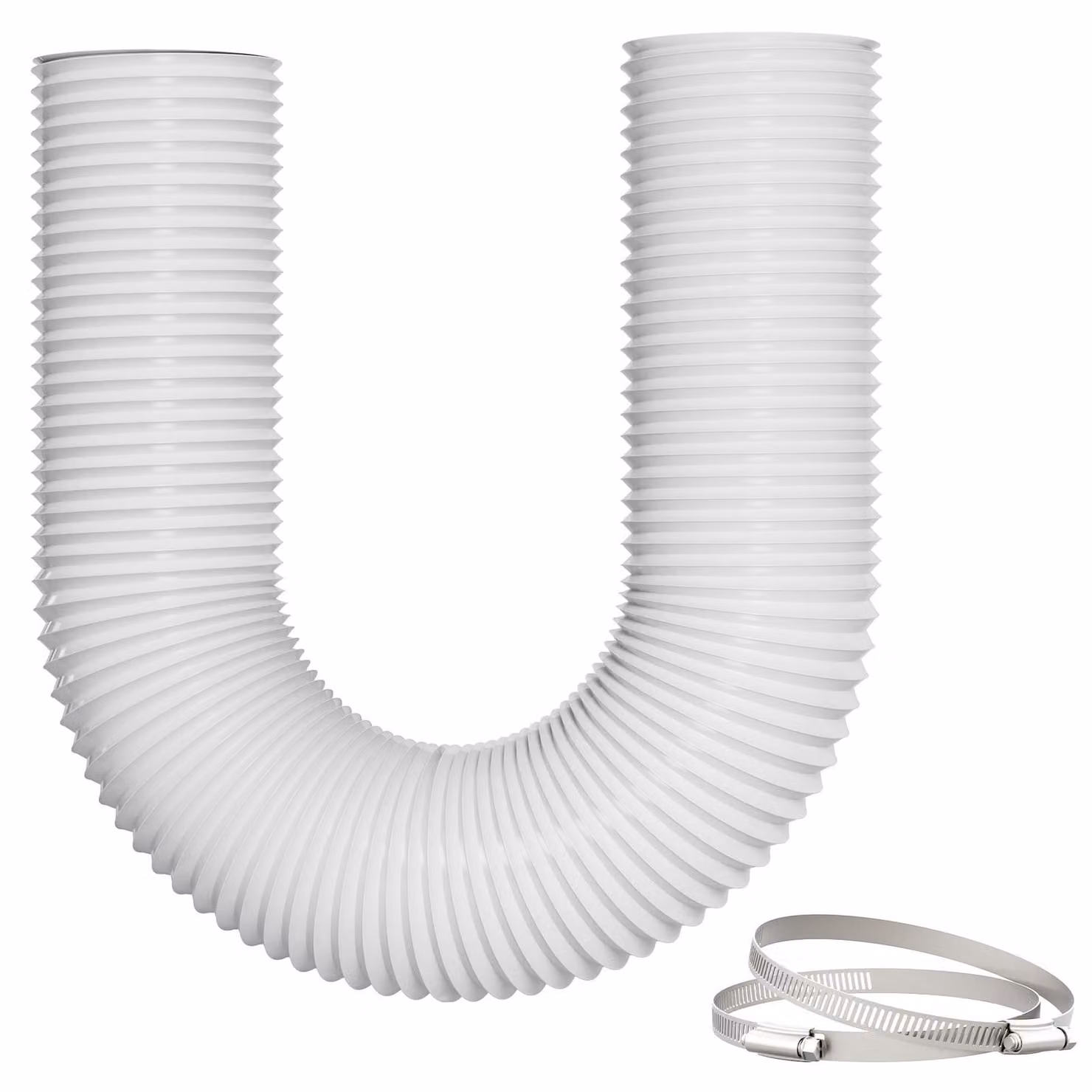 Tubo di scarico flessibile Tubo di aspirazione - Ø 155 mm - 5 m - PVC a 5 strati - Per cappa e climatizzatore mobile