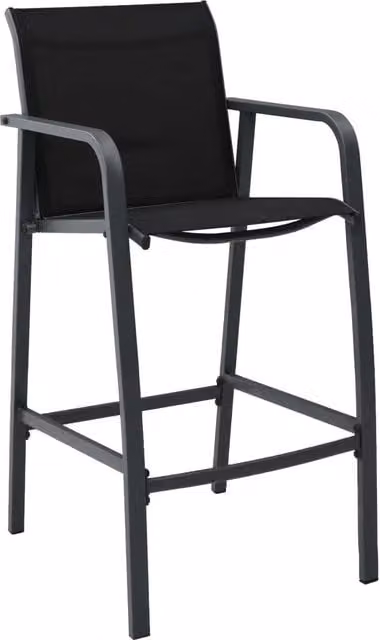 Set Bar da Giardino 5 pz Nero 3073576