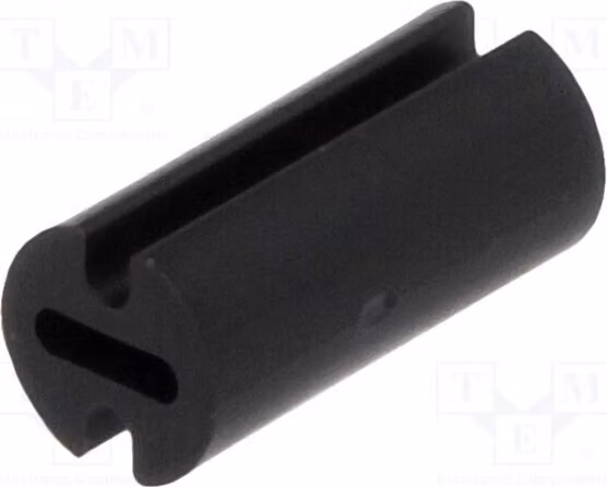 50 distanziatori, lunghezza: 9,5 mm, diametro LED: 3 mm, diametro esterno: 4,5 mm, LED nero, modello FIX-LEDH-9.5, distanziatore