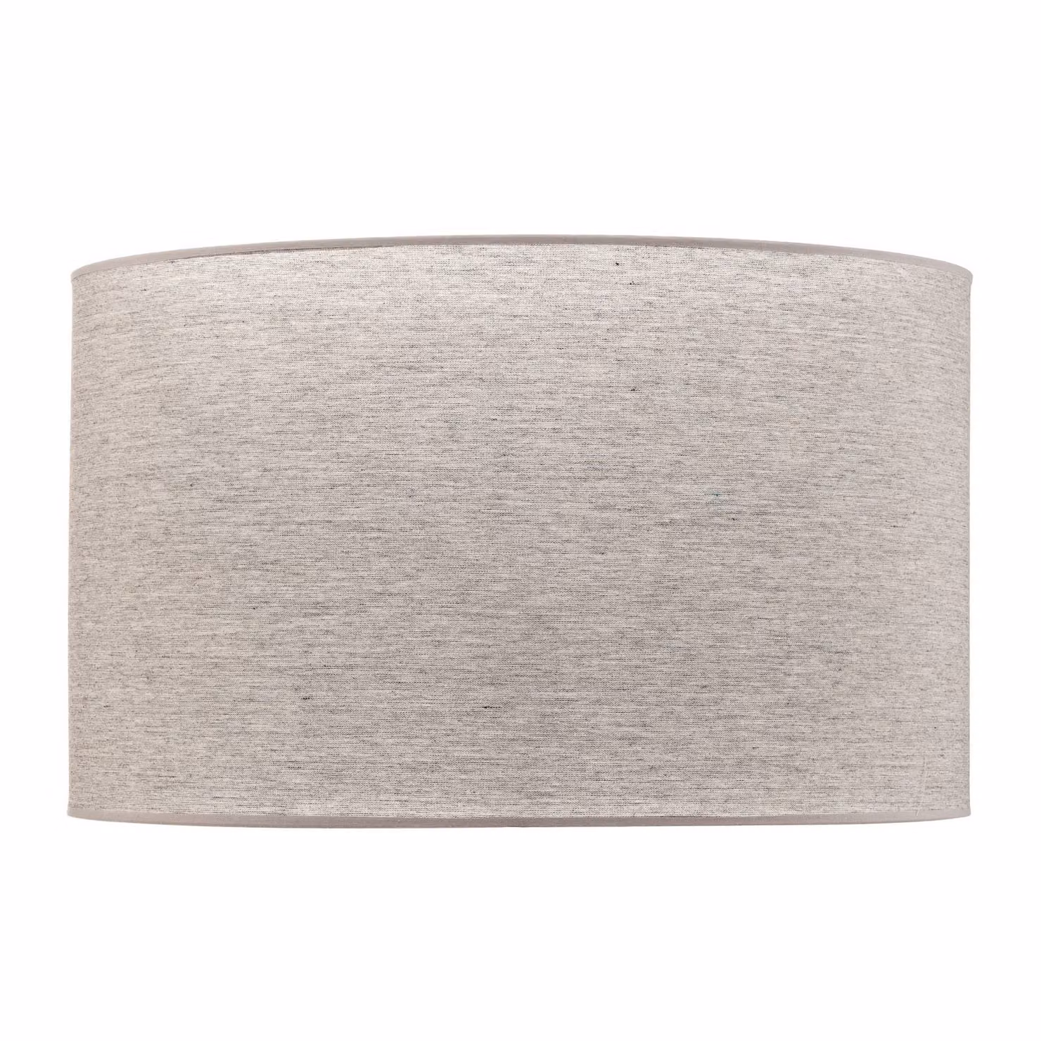 Paralume Roller, grigio, Ø 50 cm, altezza 30 cm Roller Duolla, Alluminio / Grigio / Zincato, Tessuto / Stoffa / Seta