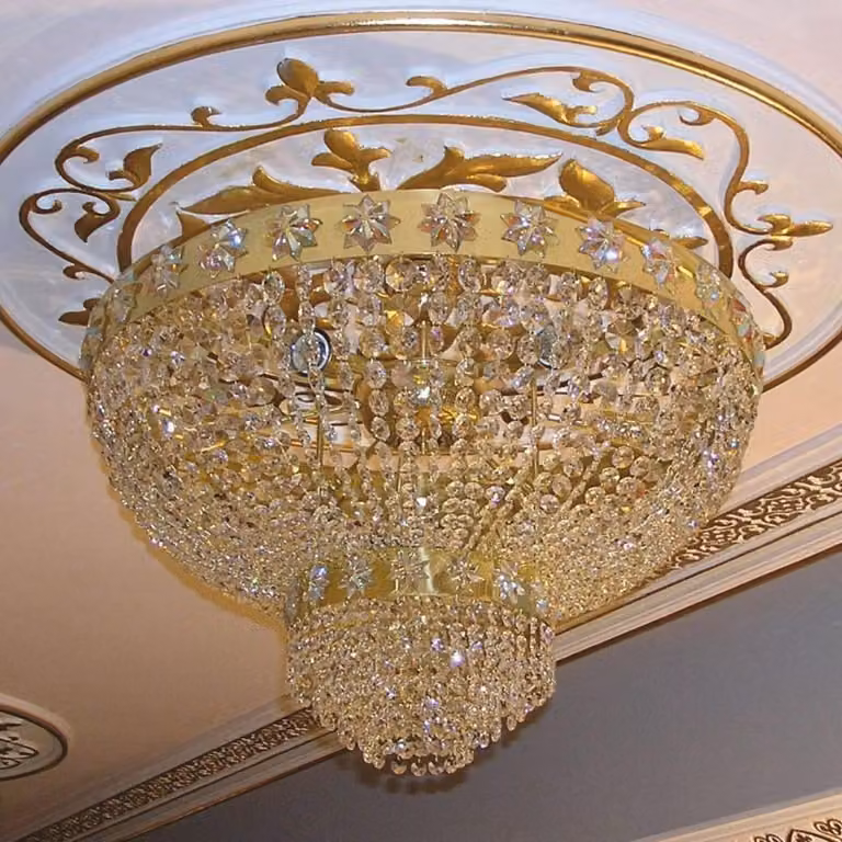 Casa Padrino plafoniera in cristallo barocco oro Ø 80 cm