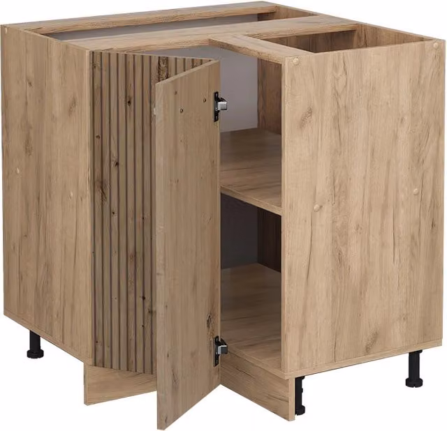 Mobile ad angolo cucina R-Line Rovere artigianale/Rovere dorato 75.6 cm, PL Rovere Vicco