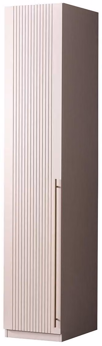 Armadio singolo, stile moderno, bianco. Pratico e confortevole, ideale per la camera da letto