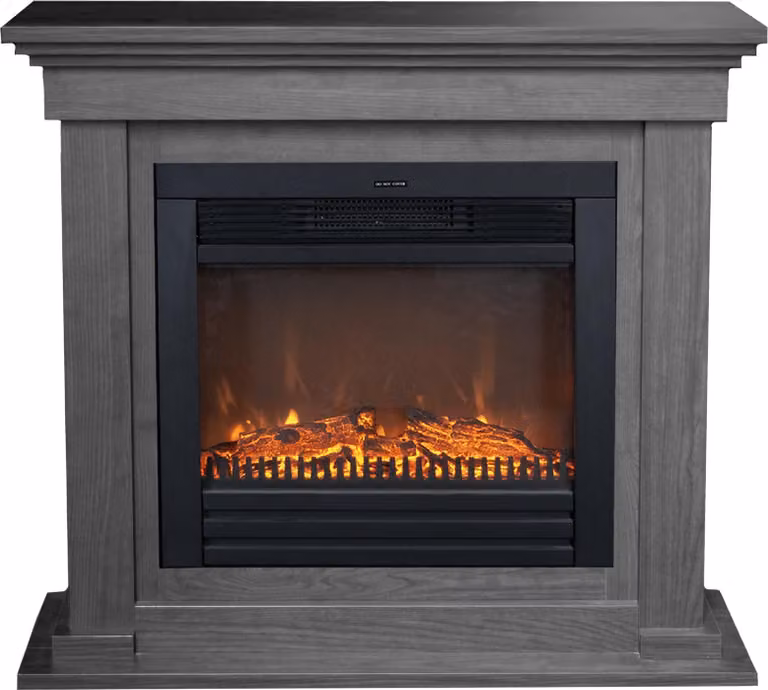 Caminetto elettrico Xaralyn - Flex ELU-BW - effetto legno - 1400 Watt di riscaldamento - con telecomando - caminetto da incasso incluso - caminetto decorativo