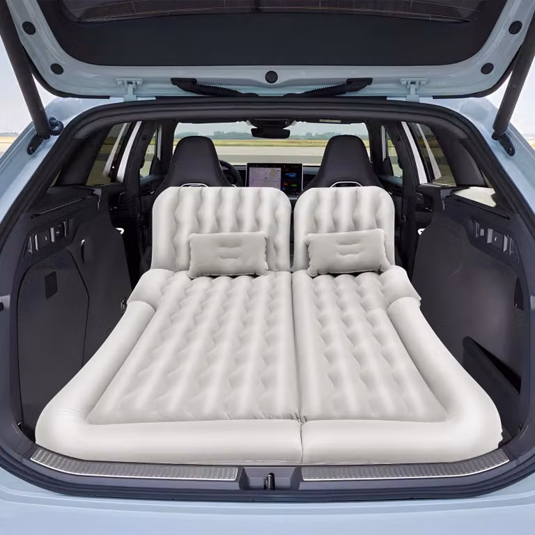 Materasso gonfiabile a forma di auto – Ideale per SUV e campeggio – 174 x 126 cm – Grigio