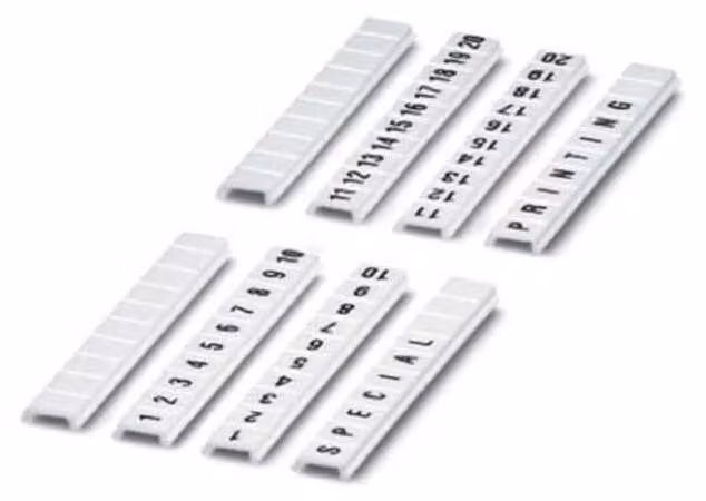Nastro di Zack - Marcatura morsettiera 3,5 mm bianco ZBF 3,5,LGS:31-40