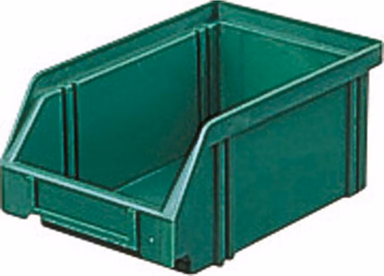 LA-KA-PE Contenitore a giorno L 160 / 140 x L 105 x H 75 mm verde - LK4 GREEN
