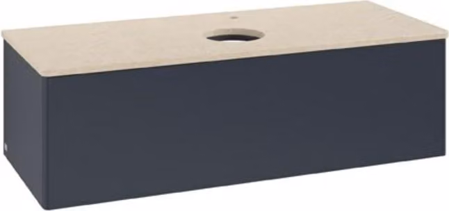 Mobiletto V&B senza struttura frontale Antao 120x36x50cm, HL, WBP botti., md b m Lac