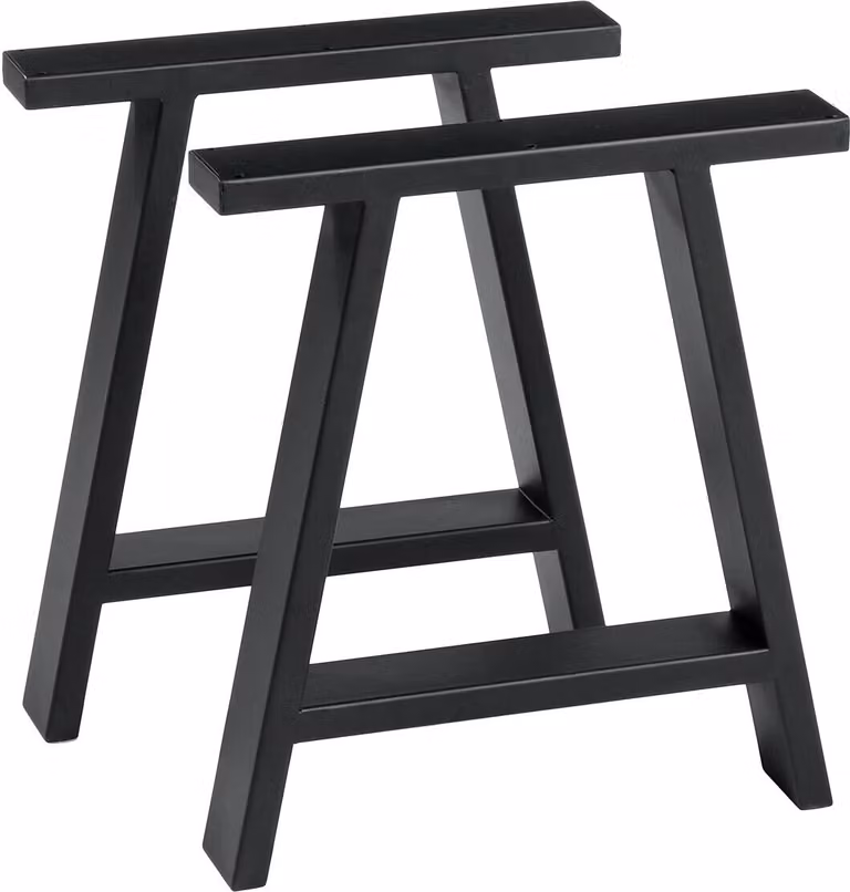 2pcs Gambe del tavolo industriale in metallo Computer Laptop Desk Caffè tavolo da pranzo Base d'acciaio Piedi Casa Ufficio Mobili Accessori