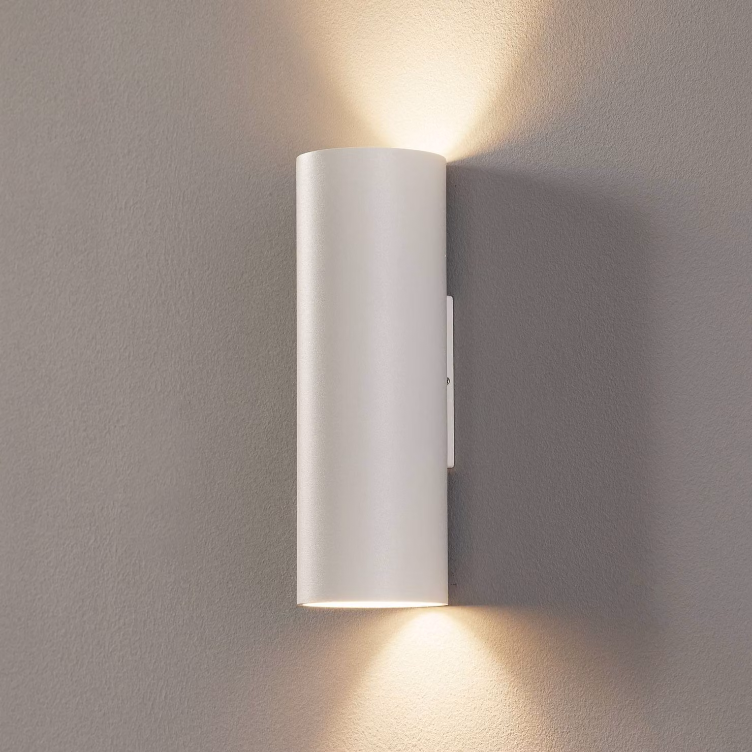Wever & Ducré Lighting Applique da parete Ray mini, dimmerabile, Bianco / Opale, Soggiorno / Sala da pranzo, Alluminio, Moderno, Applique