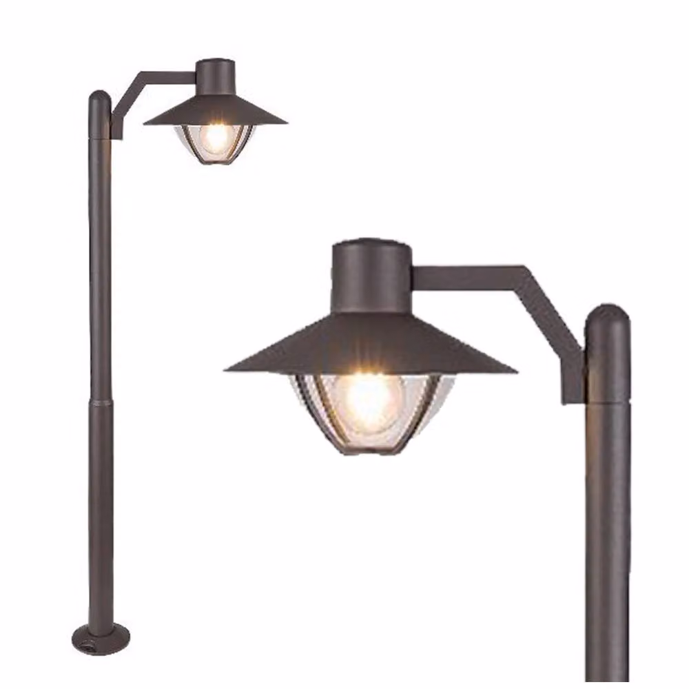 Lampada da giardino a stelo 1xE27 Almada Brown 7886 Rabalux