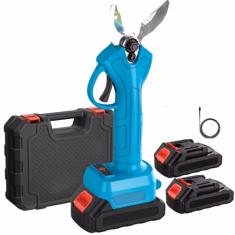 Tagliasiepi elettrici, motore brushless, design ergonomico, con 2 batterie