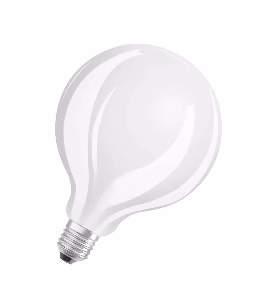 Lampadina LED Osram ST GLOBE150, 17W, E27, Luce Bianca Calda 2700K, Vetro Trasparente