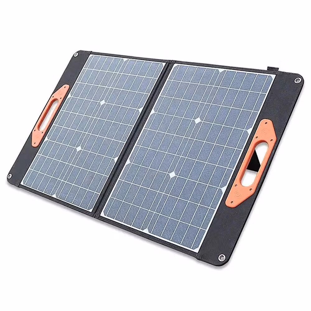 Pannello Solare Pieghevole Trade Shop Traesio 120W Fotovoltaico 19.8V Blu per Ricarica Batterie e Generatore – 2