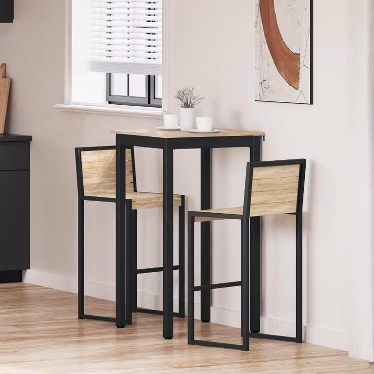 Maison Exclusive - Tavolino in legno composito, forma quadrata