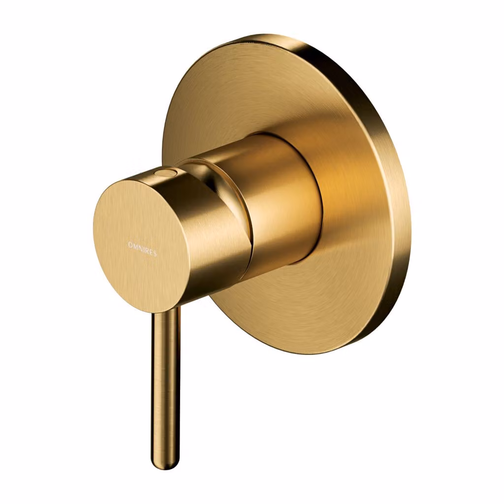 Omnires Y Y1245GLB Miscelatore doccia da incasso, oro spazzolato