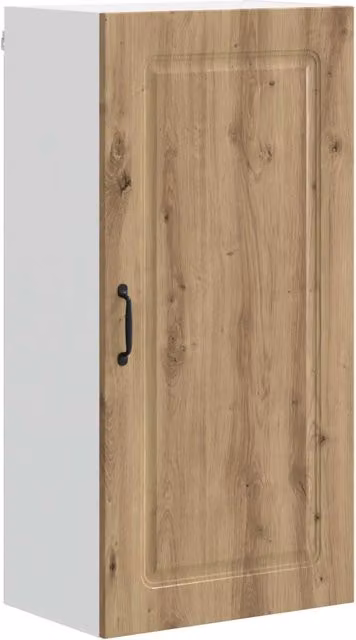 Mobile da cucina e soggiorno moderno HELLOSHOP26 in legno di rovere color marrone con ante a battente L/P/H: 50 x 31 x 100 cm