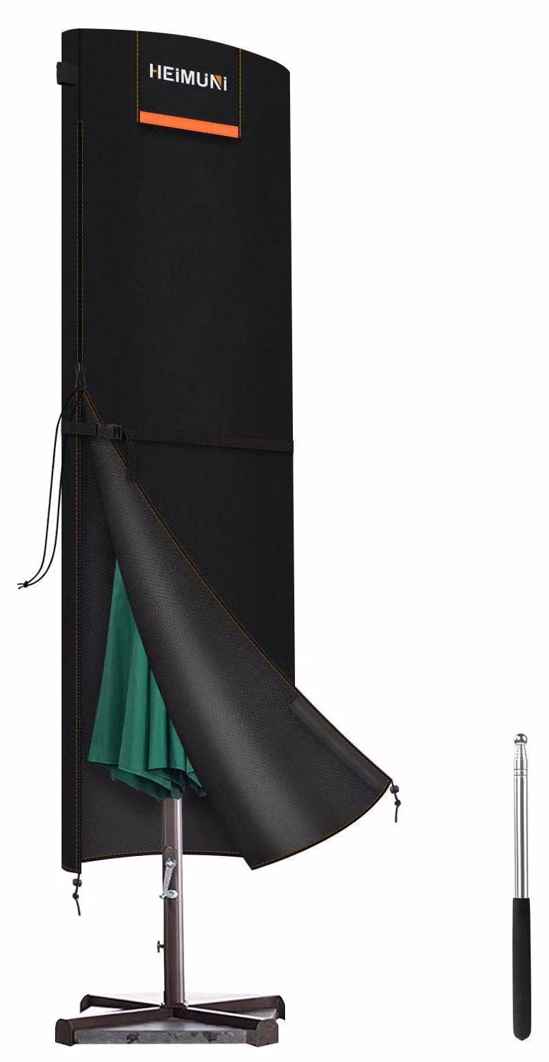 Copertura protettiva per ombrellone, dimensioni 220x50 cm, tessuto Oxford 420D, ideale per ombrelloni a sospensione, resistente alle intemperie, ai raggi UV e al vento
