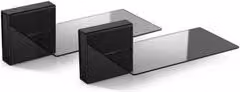 Supporto a parete Meliconi per casse GHOST CUBES Soundbar colore nero
