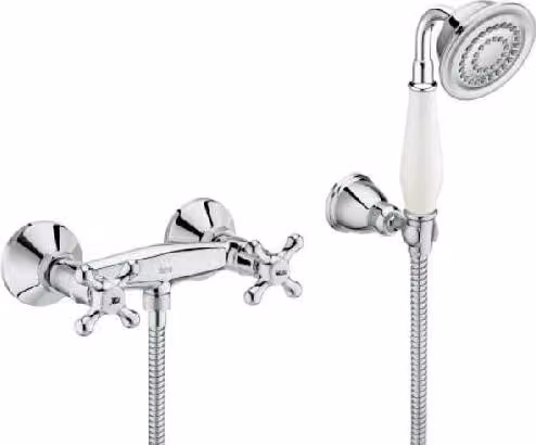 Roca Carmen - Set doccia con miscelatore, 1 flusso, cromo A5A204BC00