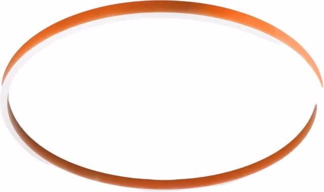 Lampada a Soffitto AELA P/G in Alluminio Arancio Bruciato 60W+12W LED Integrato Biemissione 3800lm Dimmerabile Taglio Fase - Gealuce