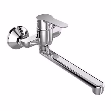 Mereo Zuna - Rubinetto per lavello, distanza 100 mm, cromato CB302AZ
