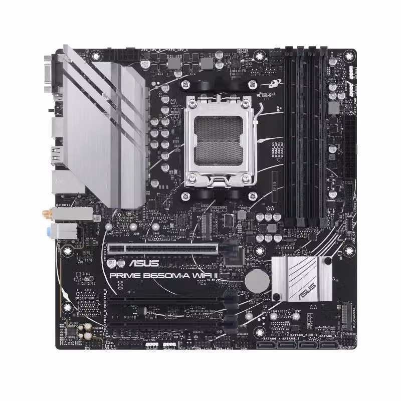 Scheda madre Asus Prime B650M-A WiFi II AMD B650 Socket AM5 Micro ATX DDR5 Nero – 2