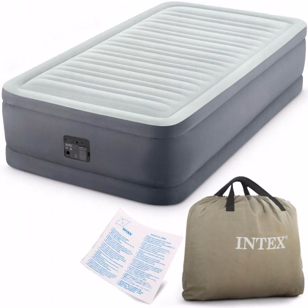 Letto Gonfiabile Intex 64902 Premaire I Twin 191x99x46 Cm - 191 cm