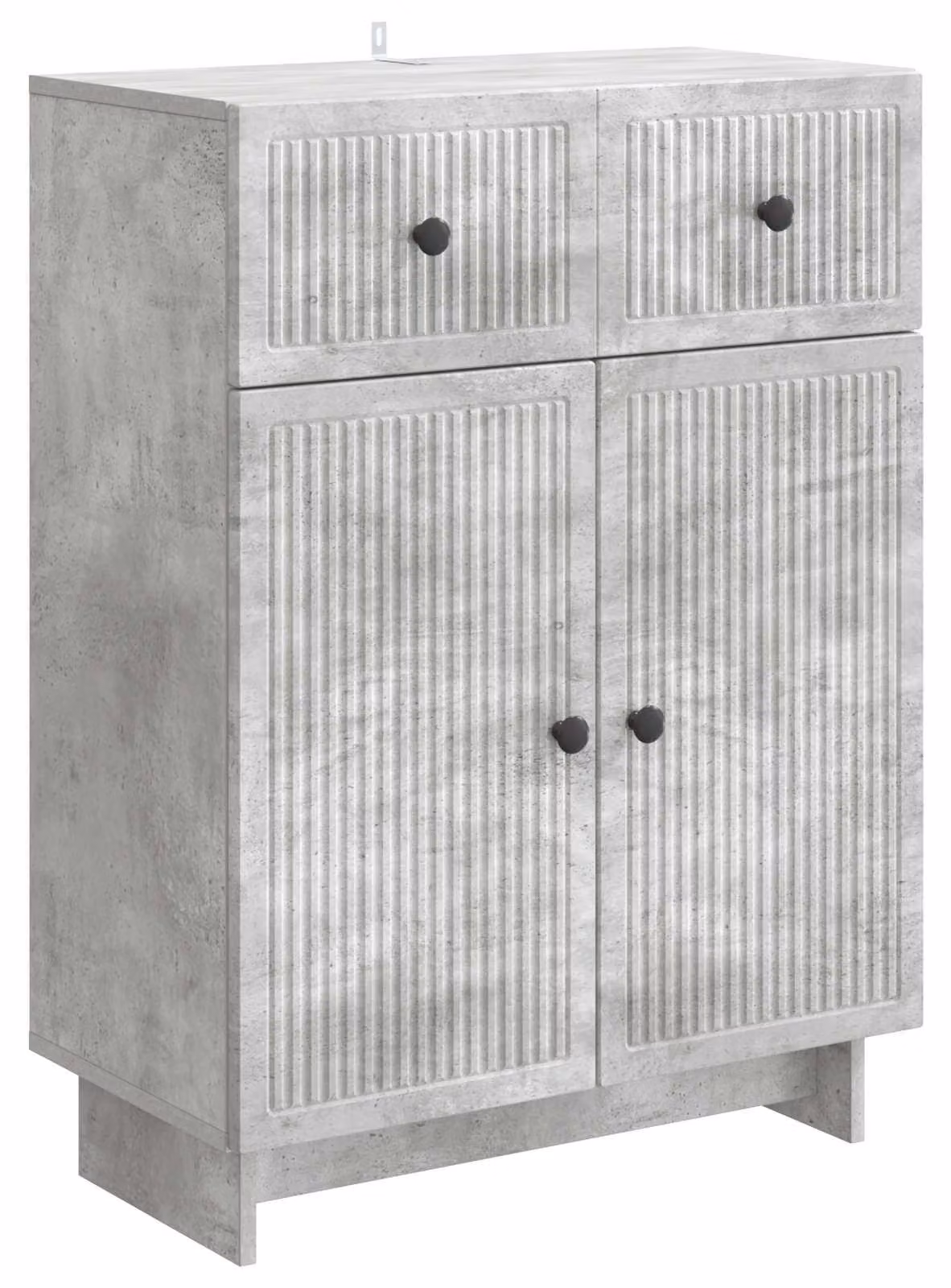 Credenza Grigio Cemento 66 x 34,5 x 90 cm Legno ingegnerizzato