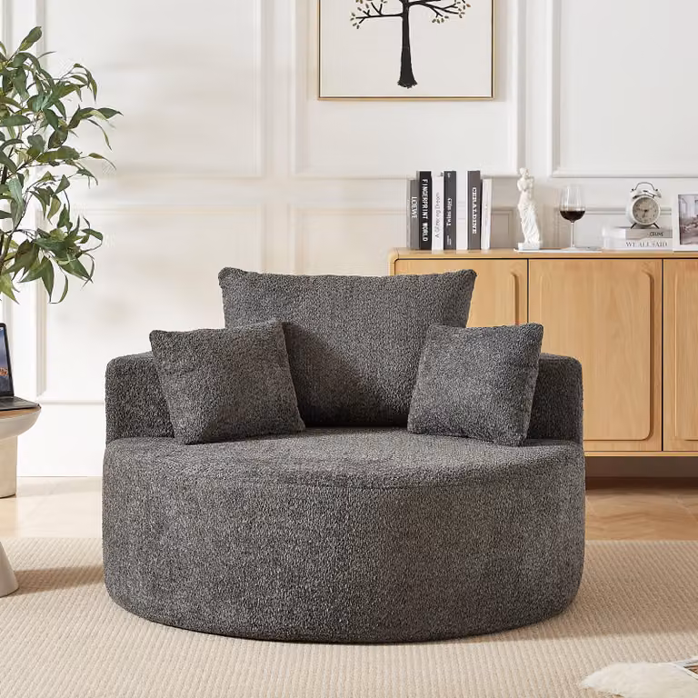 Divano letto - Letto a scomparsa - Divano trasformabile in letto - Letto a scomparsa a ribalta - Poltrona letto - Grigio moderno - Struttura in bambù resistente