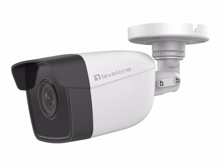 Telecamera di rete IP fissa LevelOne GEMINI - 2 Megapixel - H.265 - 802.3af PoE - LED IR - Interno/esterno (FCS-5201)