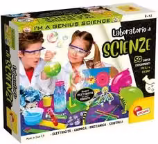 Gioco educativo Laboratorio di Scienze I'M A GENIUS Lisciani multicolore per bambini dagli 8 anni in su