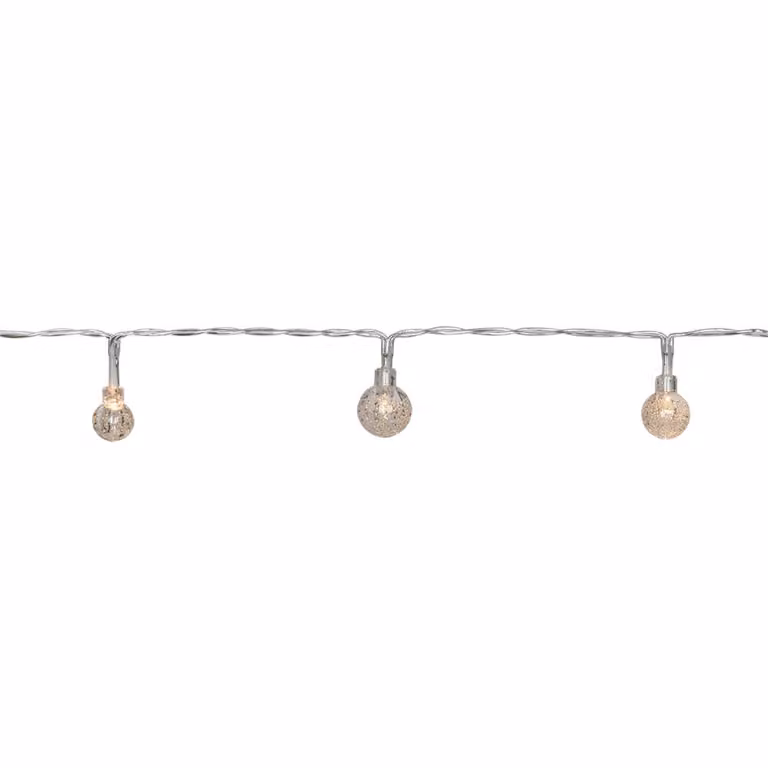 Star Trading Berry, catena decorativa luminosa, trasparente, atmosfera, IP44, 50 lampadine, LED