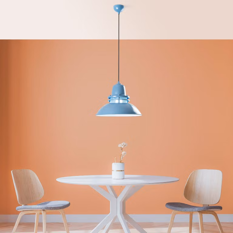 Opviq, Tibet - Azzurro, lampadario, azzurro, CORPO IN METALLO, 30 x 30 x 32 - 121 cm