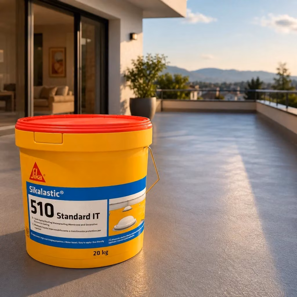 Sika Sikalastic 510 Standard IT Membrana Liquida Impermeabilizzante a Base Acquosa Bianca 20 kg – 2