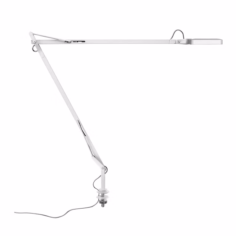 Flos - Kelvin Led Desk support (hidden cable) - Lampada da tavolo - Bianco