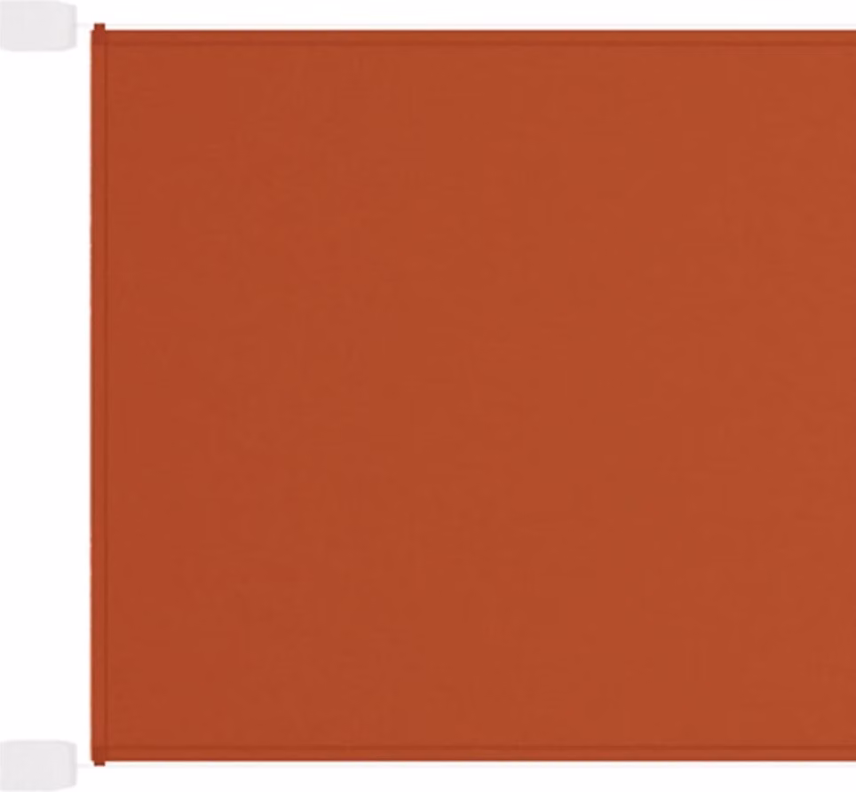 The Living Store Tenda verticale Terracotta 140x800 cm Tessuto Oxford