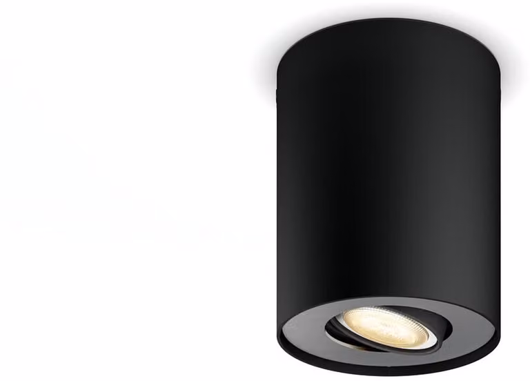 Philips Hue White ambiance Pillar Faretto Smart Nero Dimmer Switch