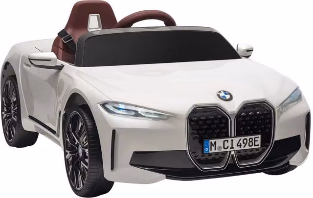 Macchina Elettrica per Bambini 12V con Licenza BMW I4 Bianca