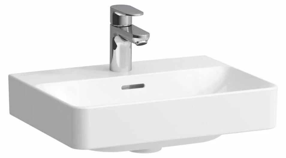 LAUFEN PRO X Lave-mains, 1 trou pour robinet, sans trop-plein, 450x340mm, H8158614001561, H8158614001561