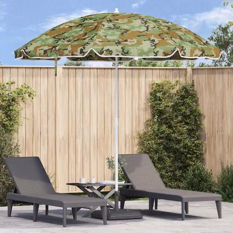 Ombrello da giardino vidaXL multicolore in poliestere e acciaio L: 263 cm, P: 263 cm, H: 272 cm