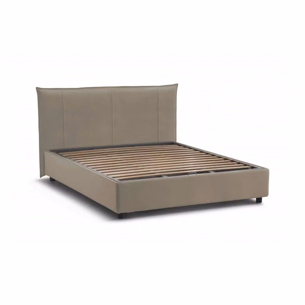 Letto Matrimoniale Ambassador Talamo Italia Grigio con Base a Sollevamento L/P: 160 x 200 cm – 2