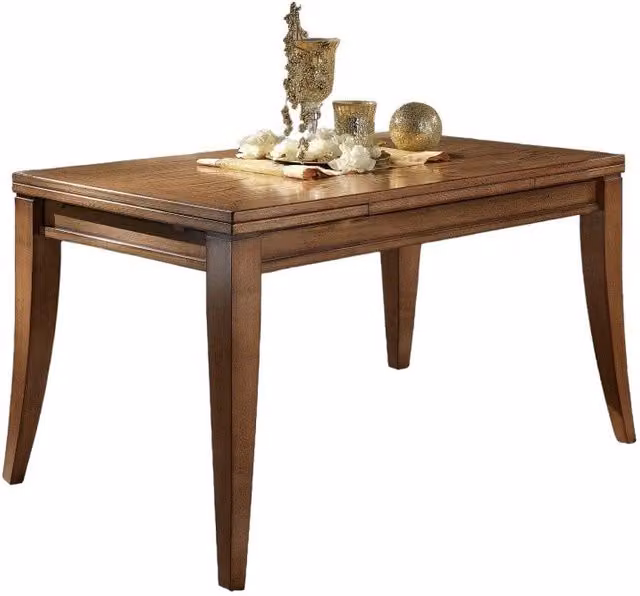 Tavolo rettangolare estensibile in legno di frassino color noce Mobili 2G L/P/H: 140 x 85 x 79 cm