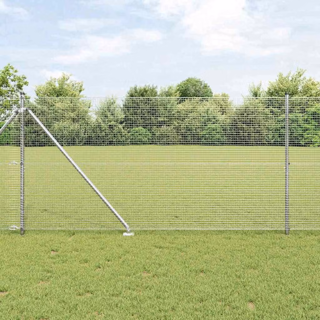Recinzione in rete saldata con punte 10 x 1,2 m (P x A)
