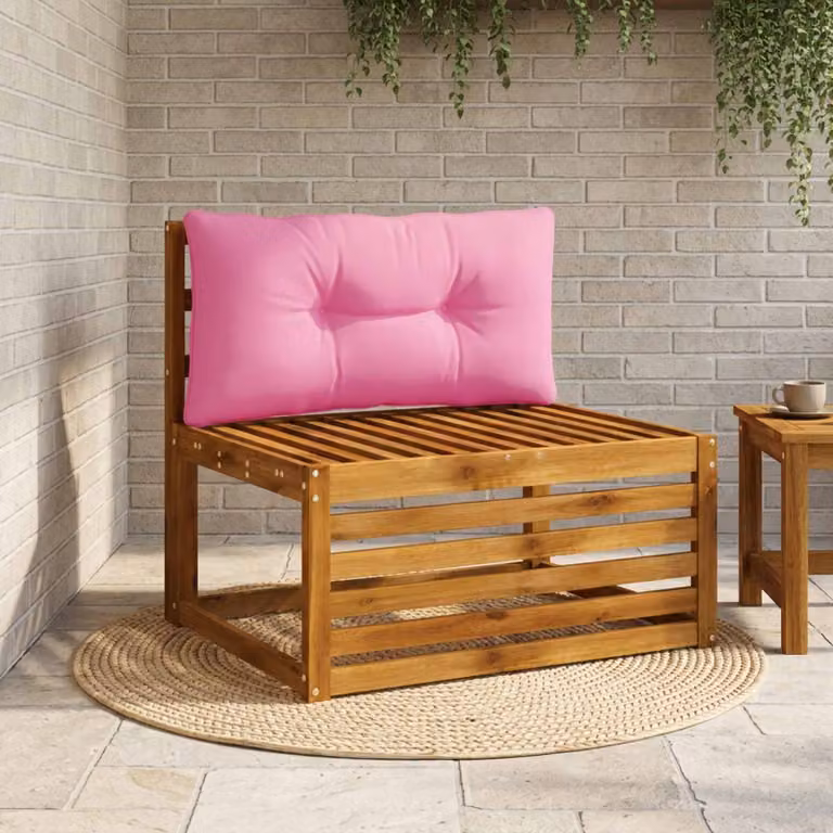 Cuscino per schienale vidaXL PUTTEN in poliestere rosa